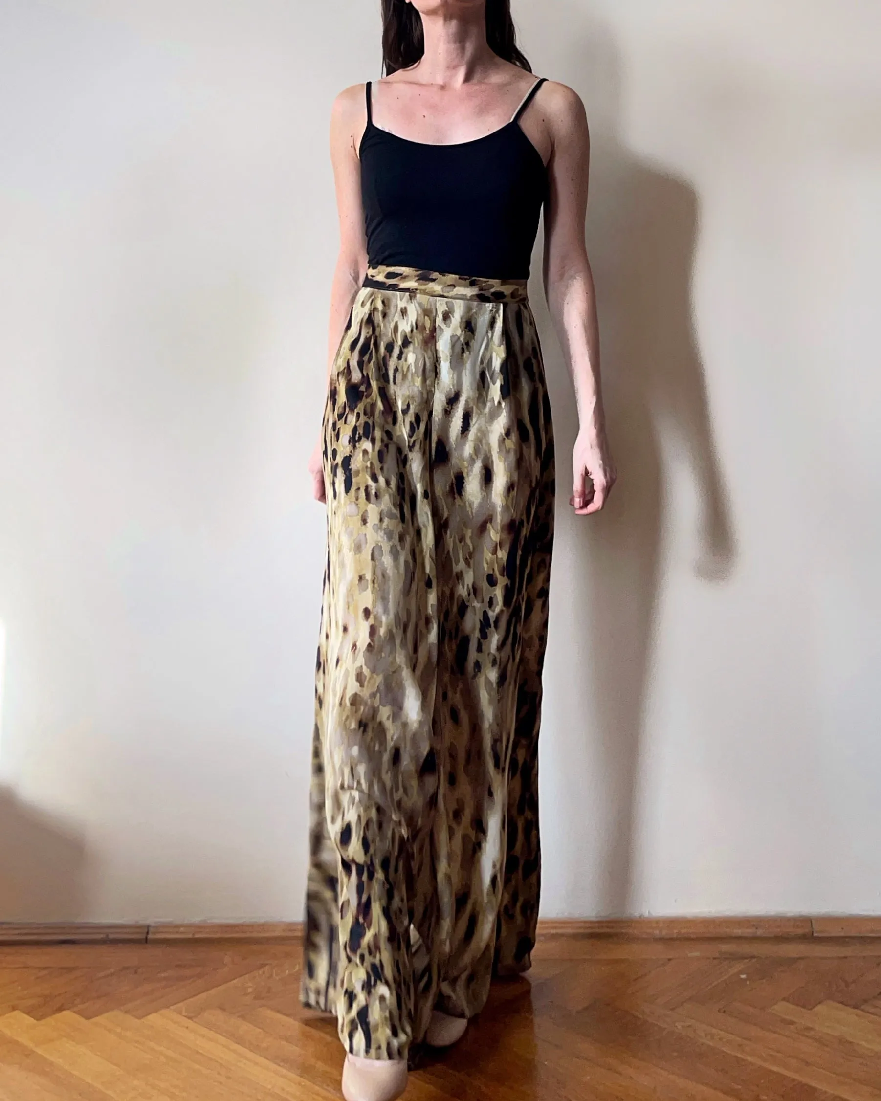 PALAZZO PANTS ABSTRACT ANIMAL