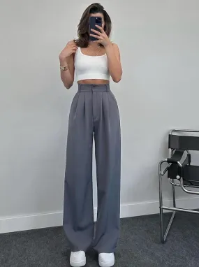 PALAZZO PANTS GRIS