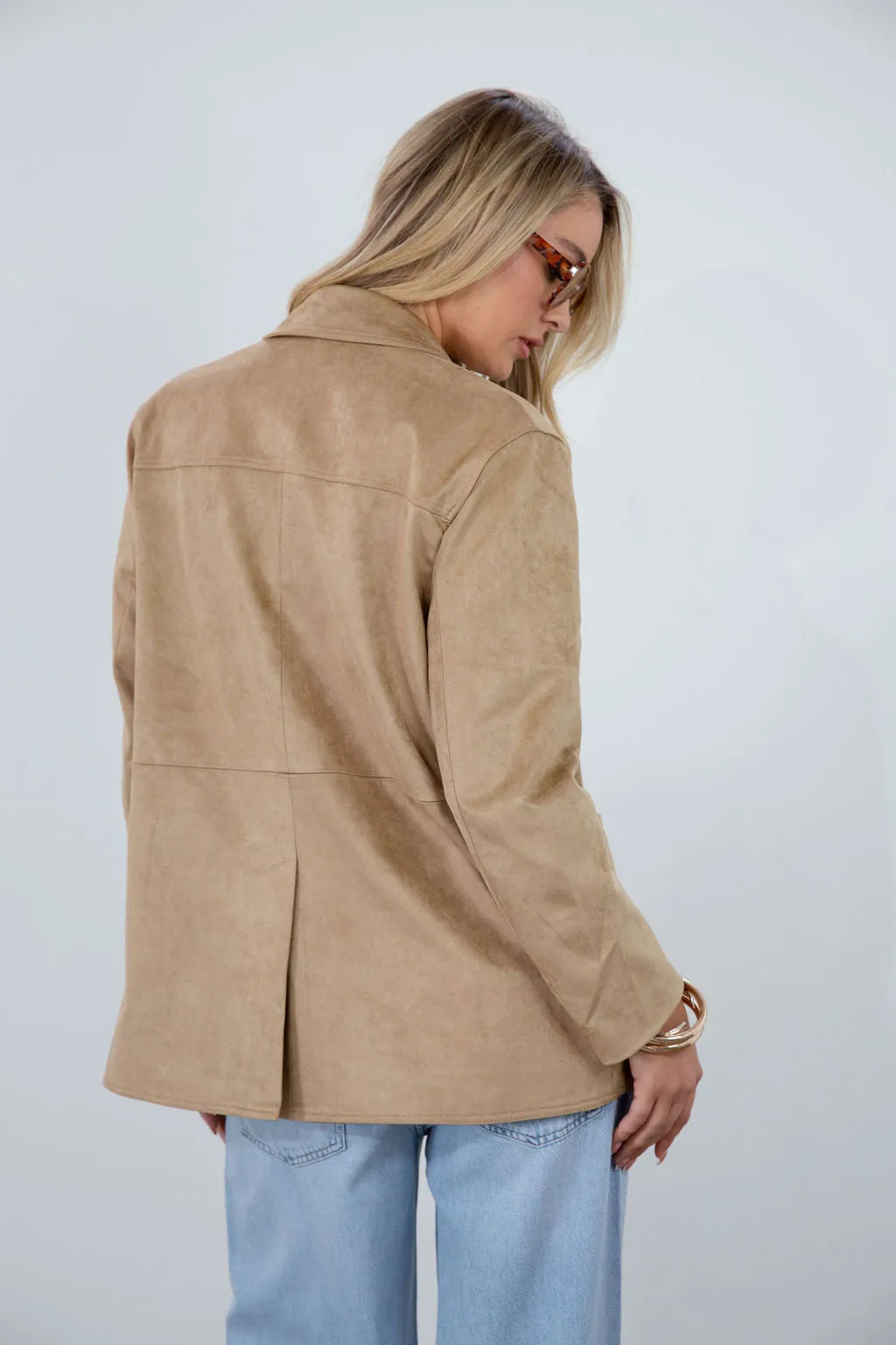 Pull It Off Suede Jacket