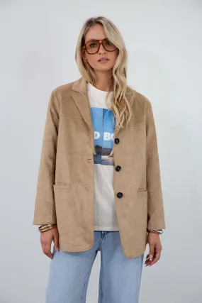 Pull It Off Suede Jacket