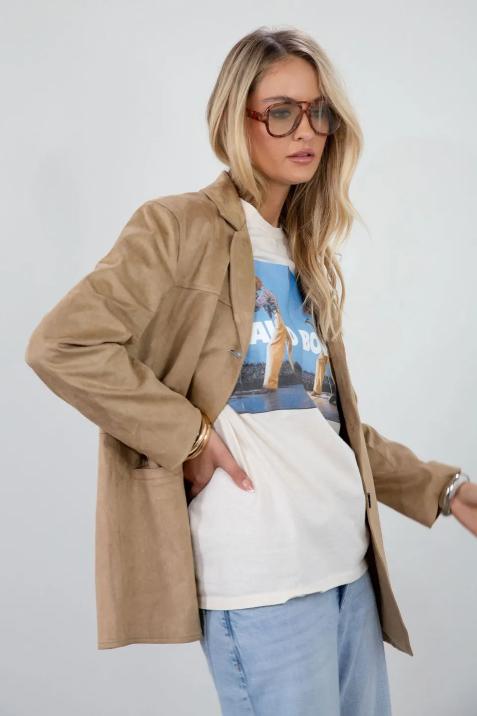 Pull It Off Suede Jacket