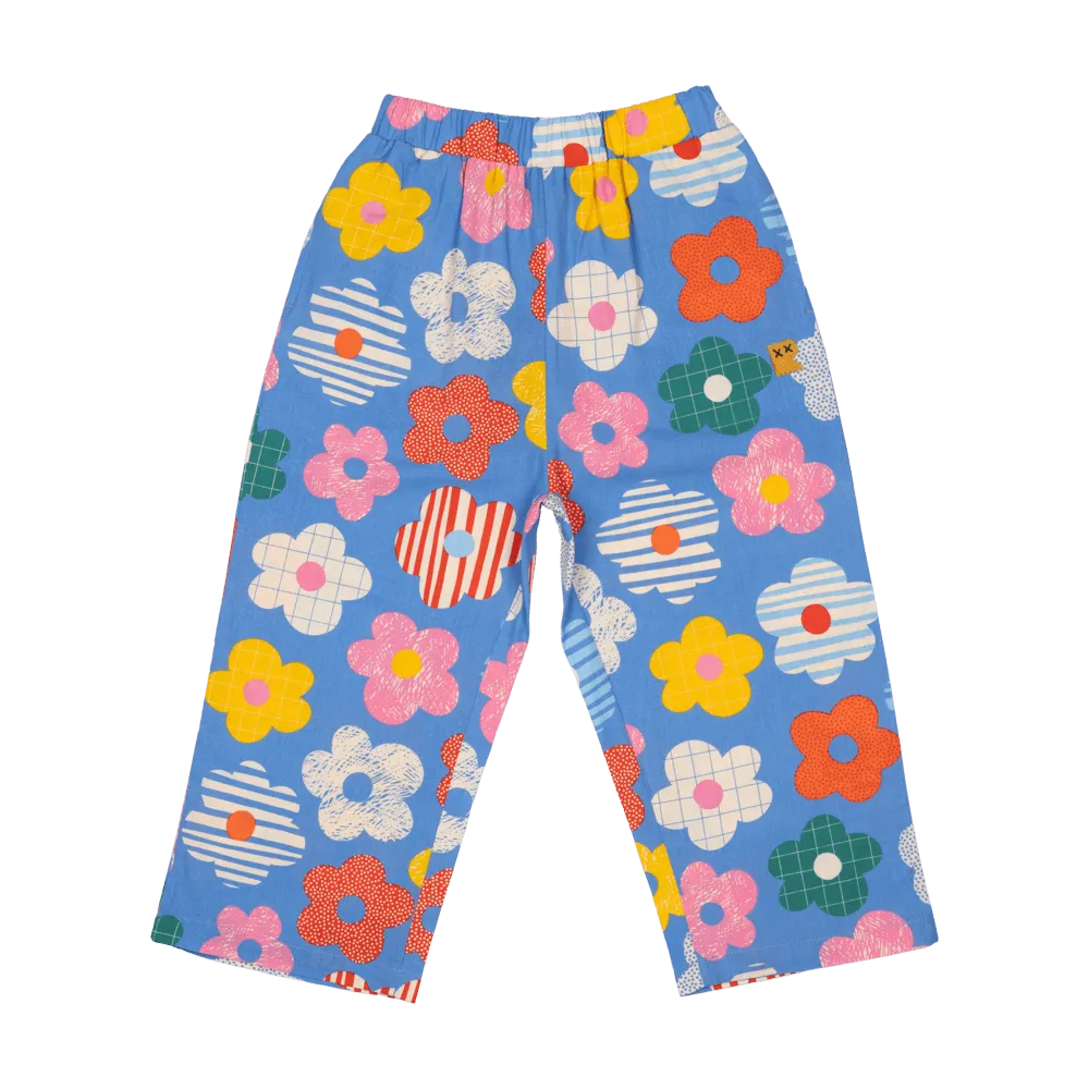 ROCK YOUR BABY - HAPPY FLOWERS WIDE LEG PANTS