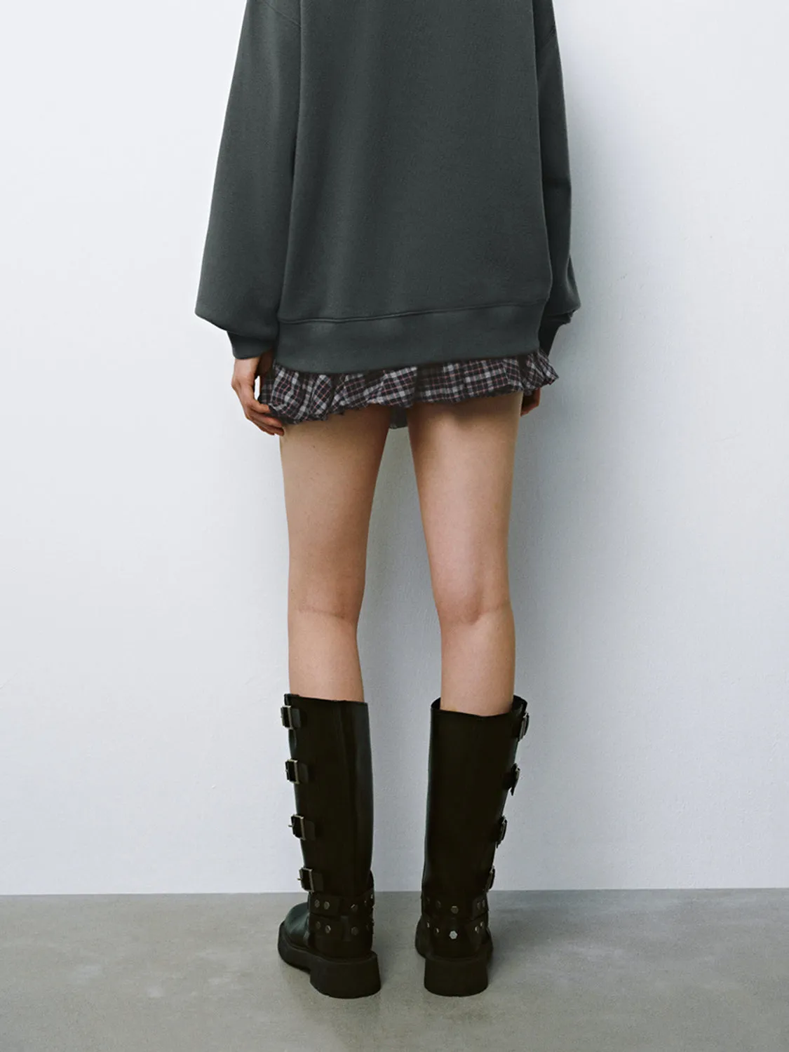 Ruffle Hem Mini A-Line Skirts