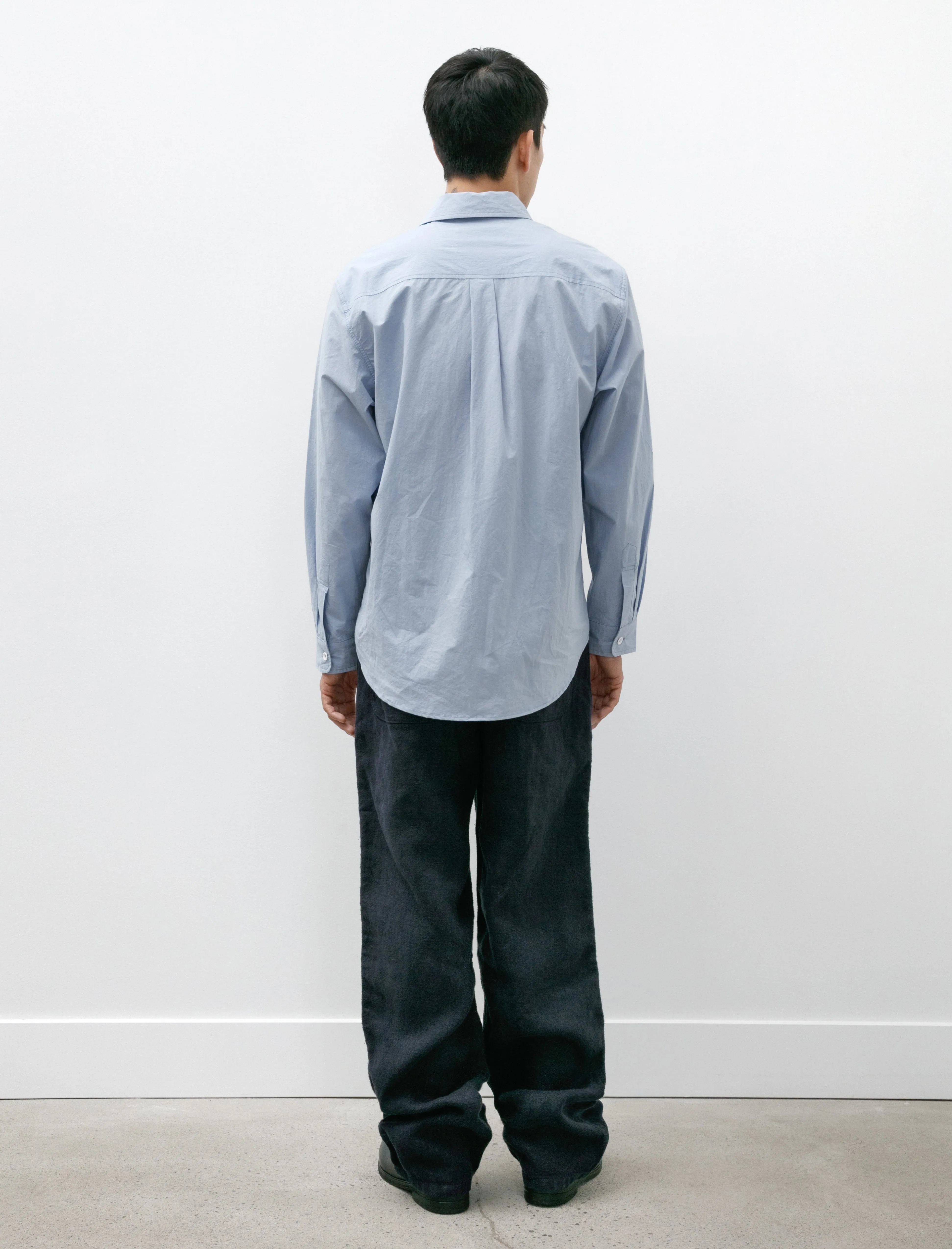 Set Up Pants Garment Dyed Indigo