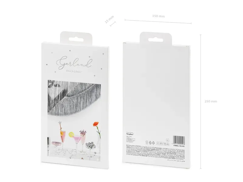 Silver Fringe Garland