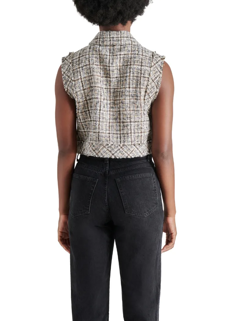 Steve Madden Bijou Vest- Khaki