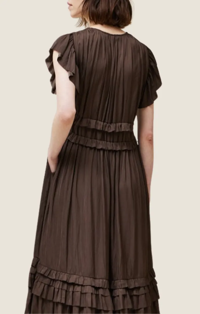 Taisha Dark Roast Midi Dress