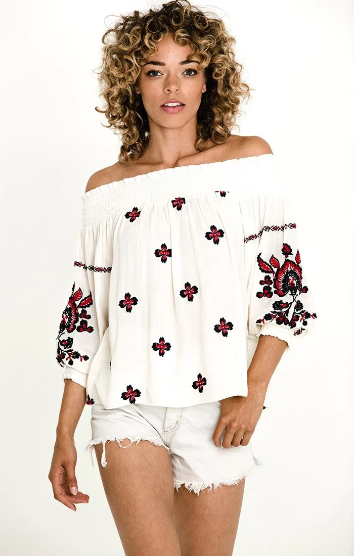 TESSI OFF SHOULDER TOP