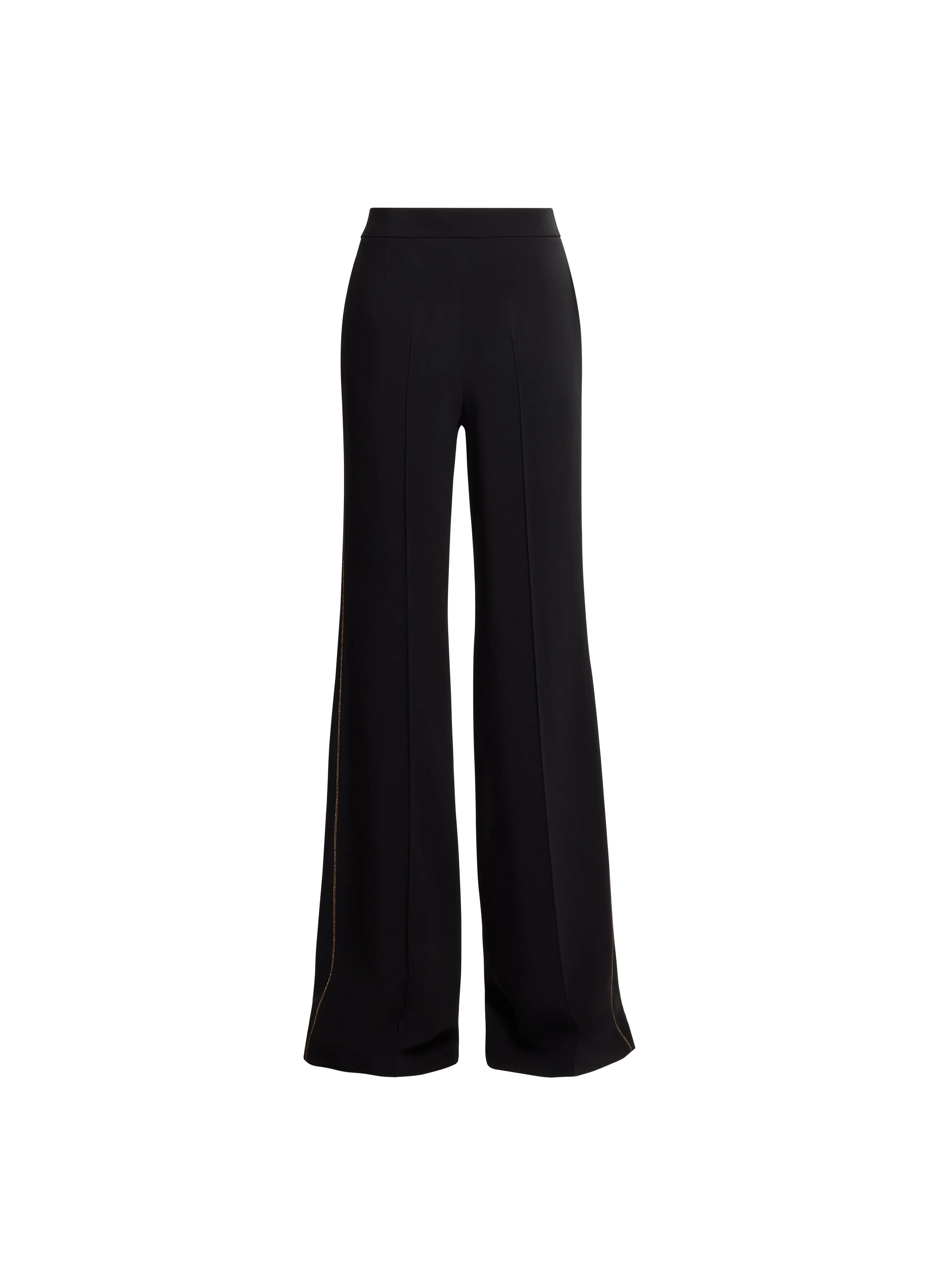 Topstitch Crepe Pants