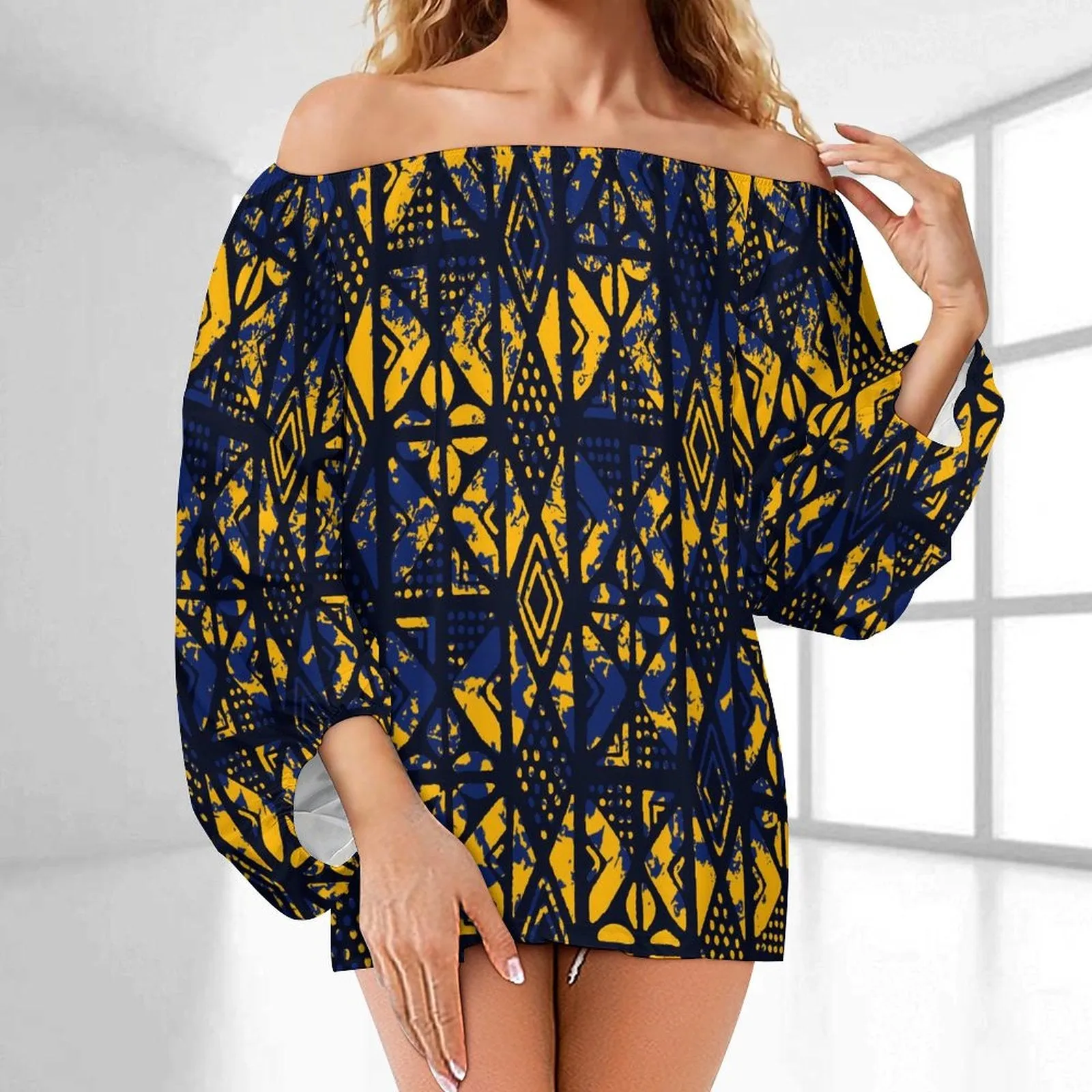 Tribal Style Oversize Dress - Culture Heaven Special