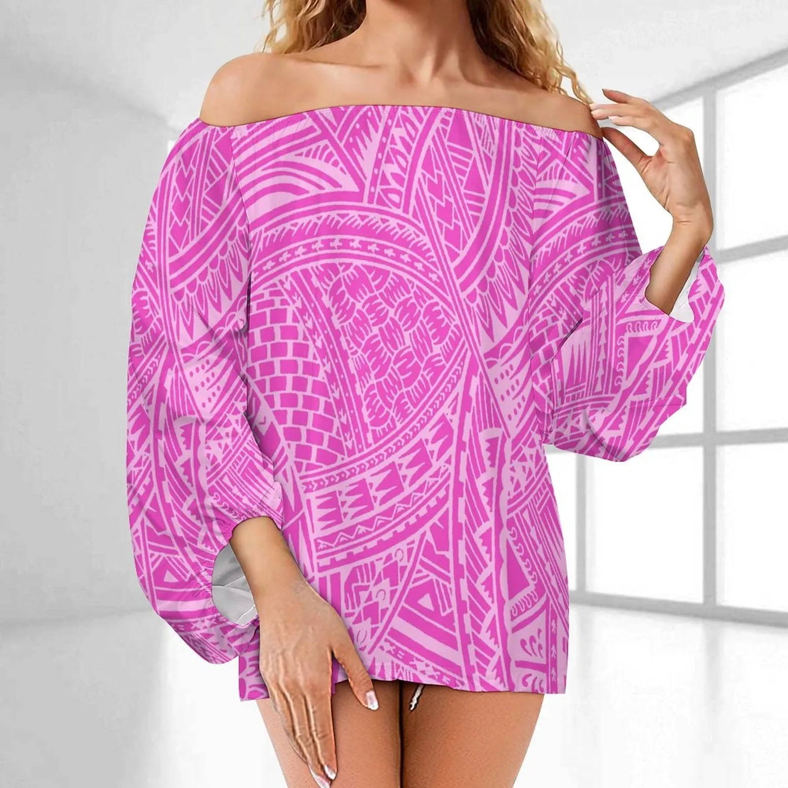 Tribal Style Oversize Dress - Culture Heaven Special