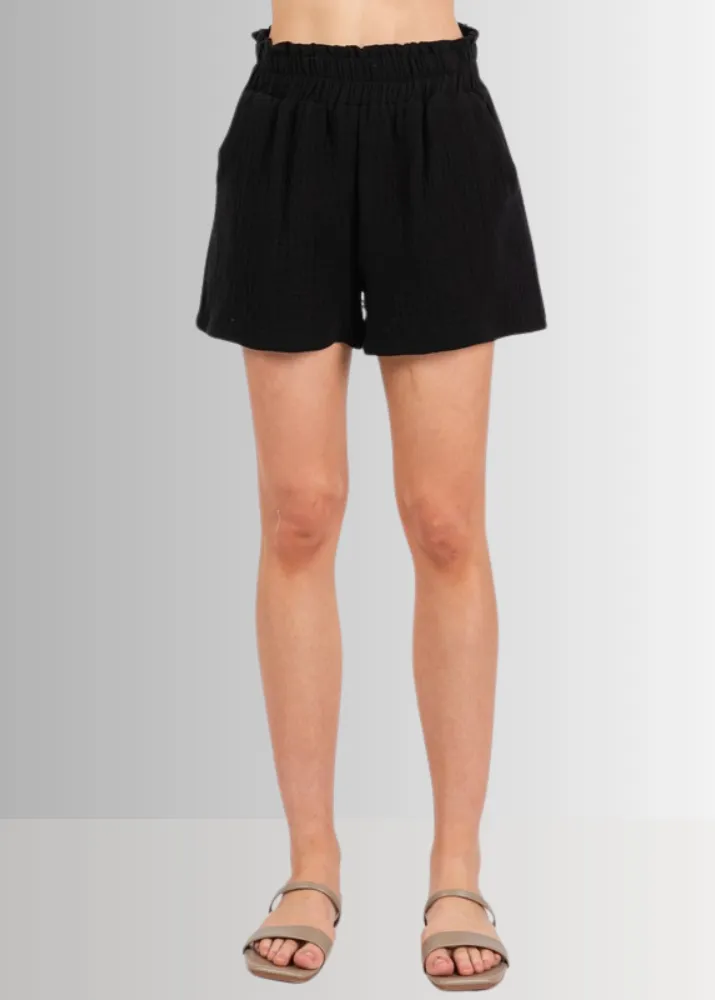 Triple Cotton Gauze Shorts