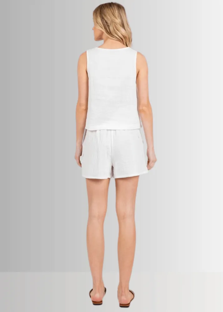 Triple Cotton Gauze Shorts