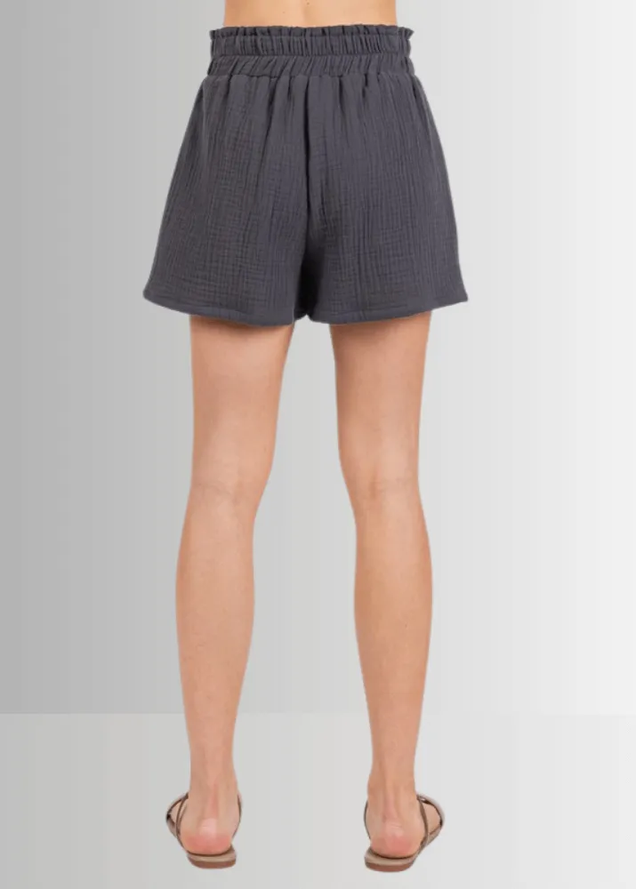 Triple Cotton Gauze Shorts