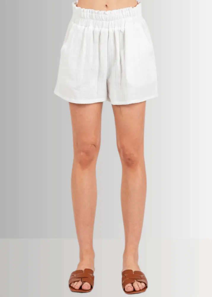 Triple Cotton Gauze Shorts