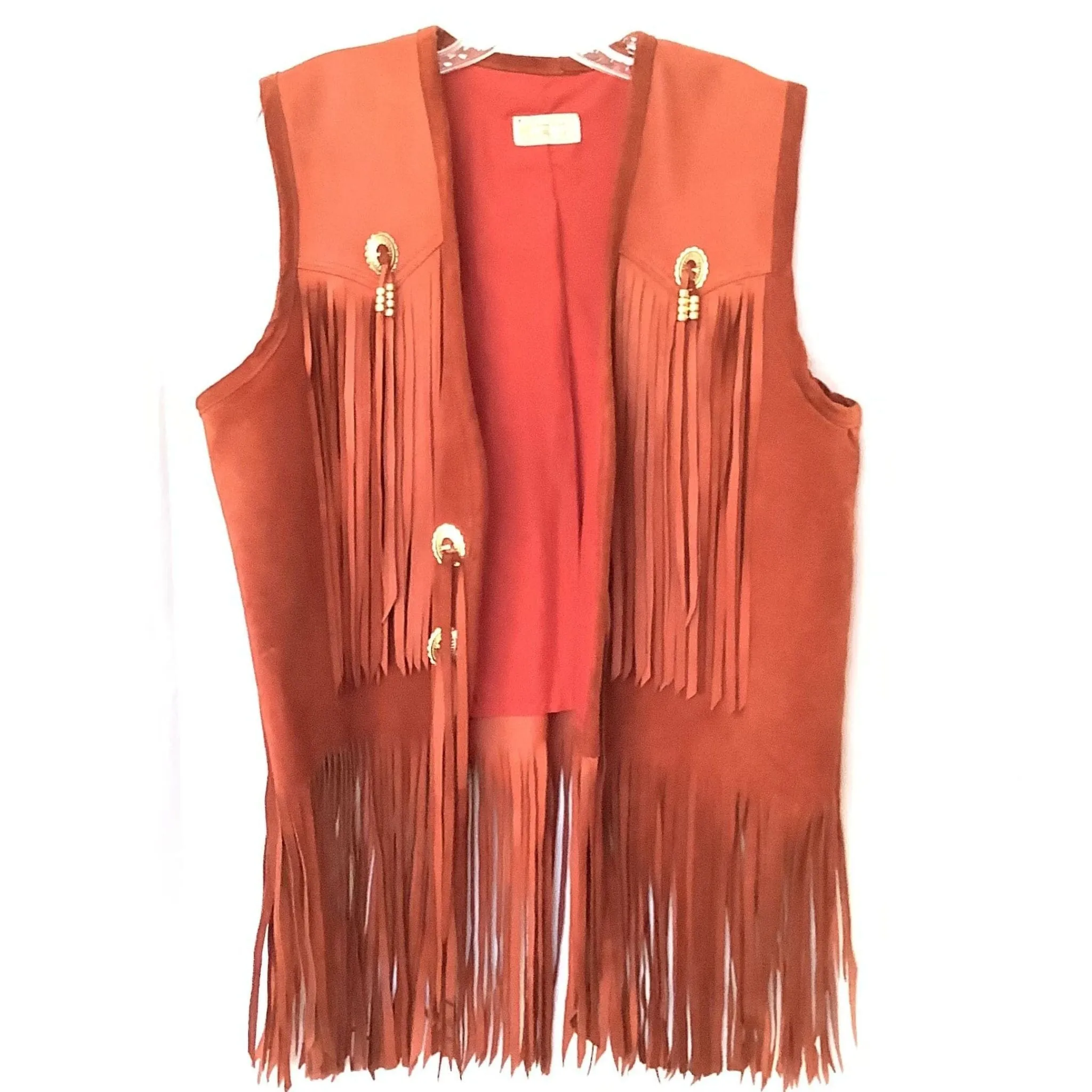 Vintage Nat Am Fringe Vest