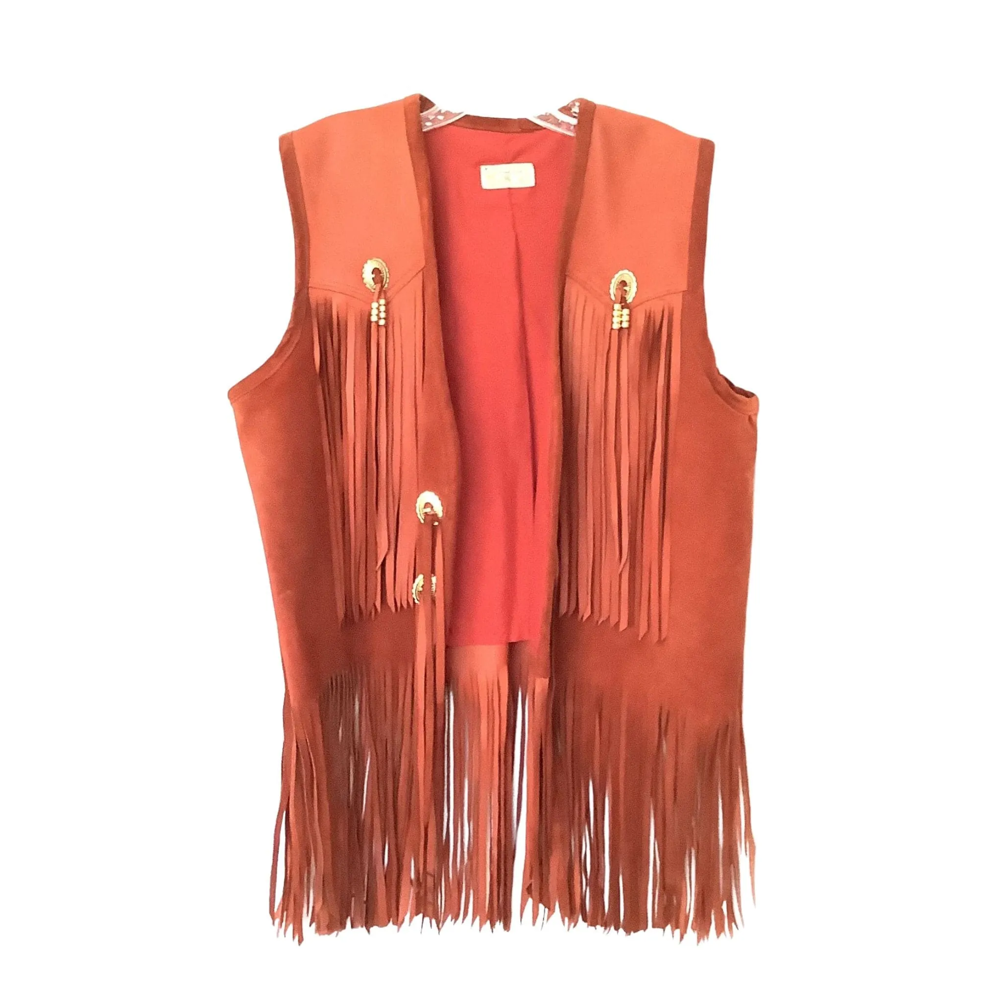 Vintage Nat Am Fringe Vest