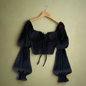 Vintage Peasant Square Neck Top