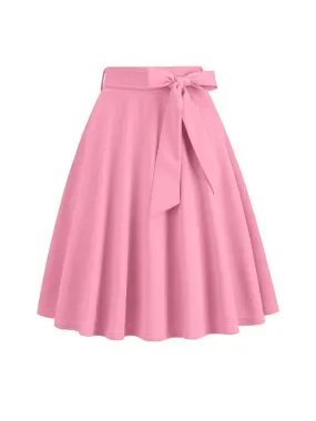 Women High Waist A-Line Skirt