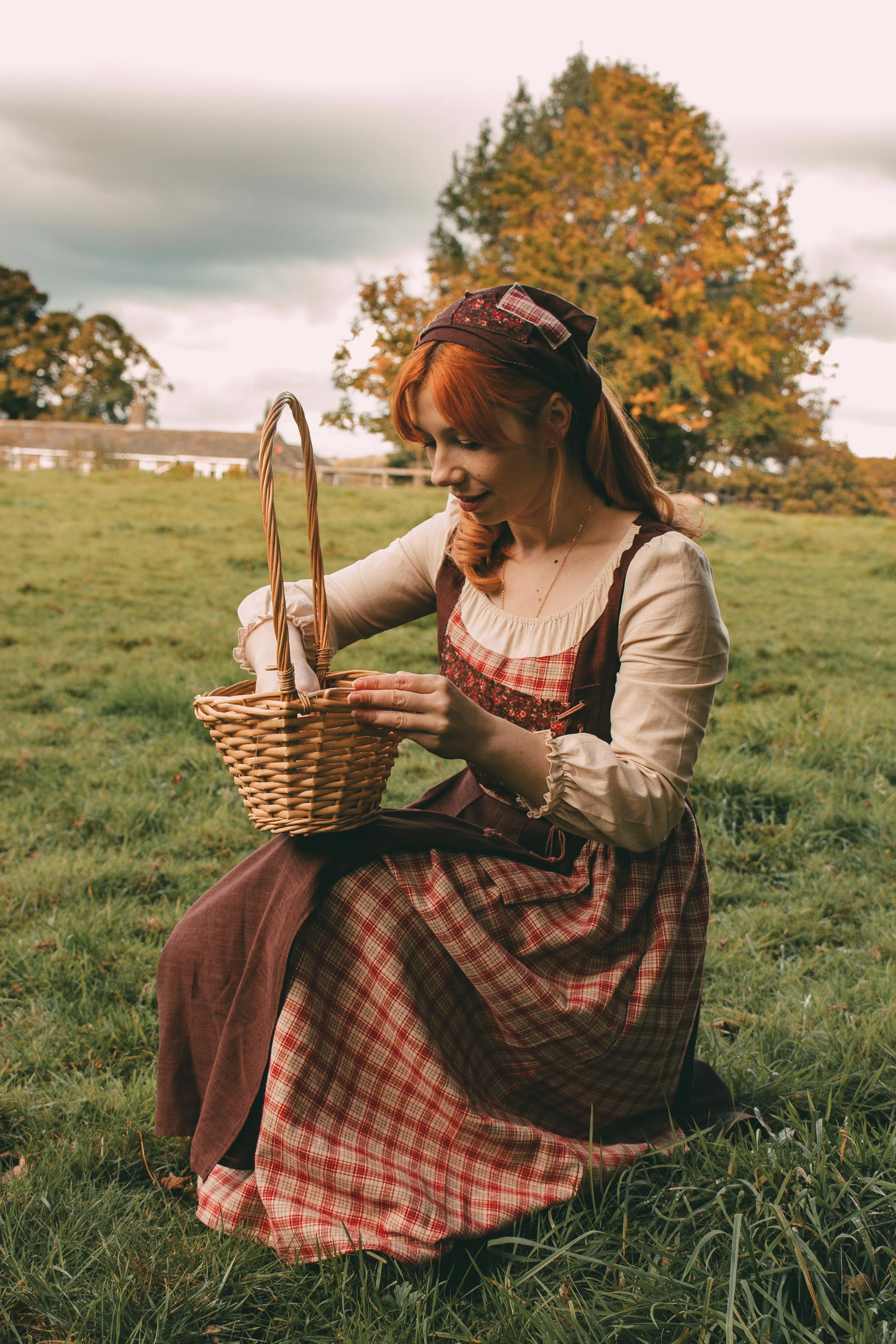 Young Peasant Girl dress (headkerchief included)