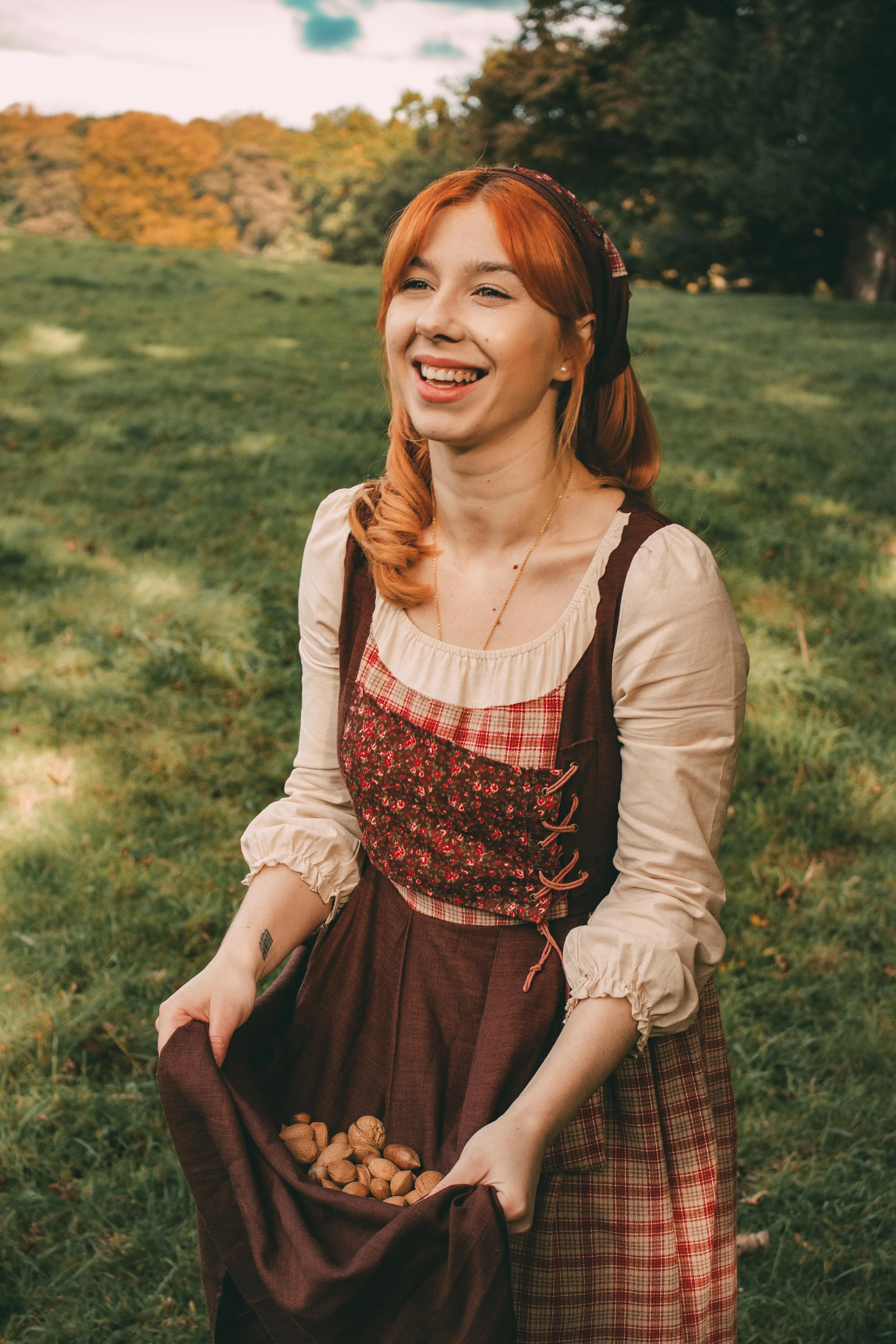 Young Peasant Girl dress (headkerchief included)